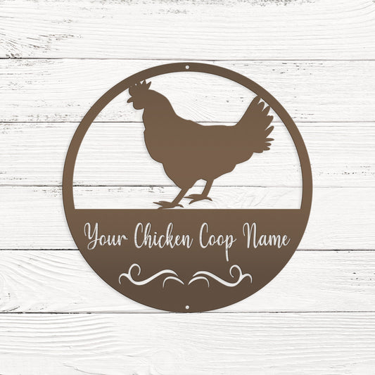 Your Custom Chicken Coop Sign - Your Own Wording