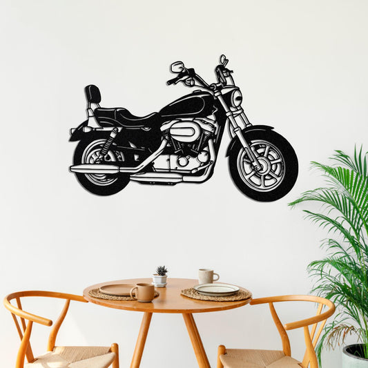 Custom Motorbike Wall Decor LED Lights Convert Your Motorcycle Images to Metal Sign Personalized Motorcycle Shop Garage Sign