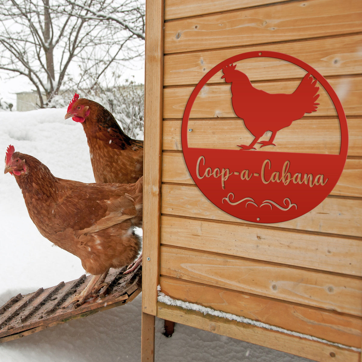 Your Custom Chicken Coop Sign - Your Own Wording
