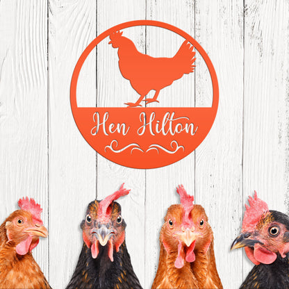 Your Custom Chicken Coop Sign - Your Own Wording