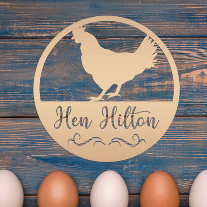 Your Custom Chicken Coop Sign - Your Own Wording