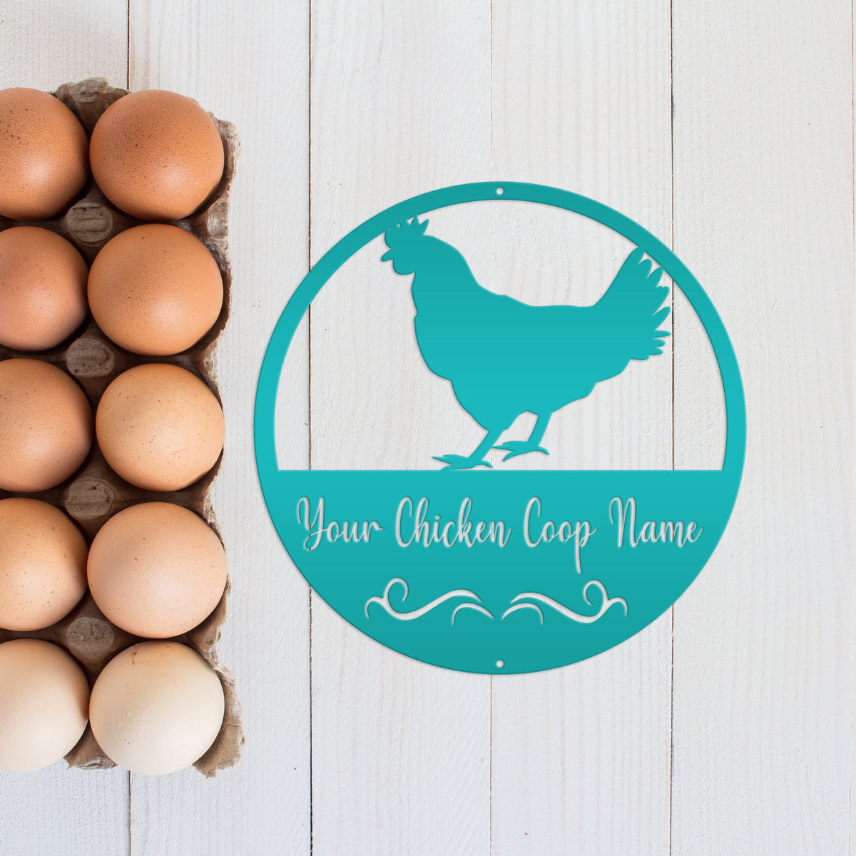 Your Custom Chicken Coop Sign - Your Own Wording