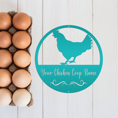 Your Custom Chicken Coop Sign - Your Own Wording