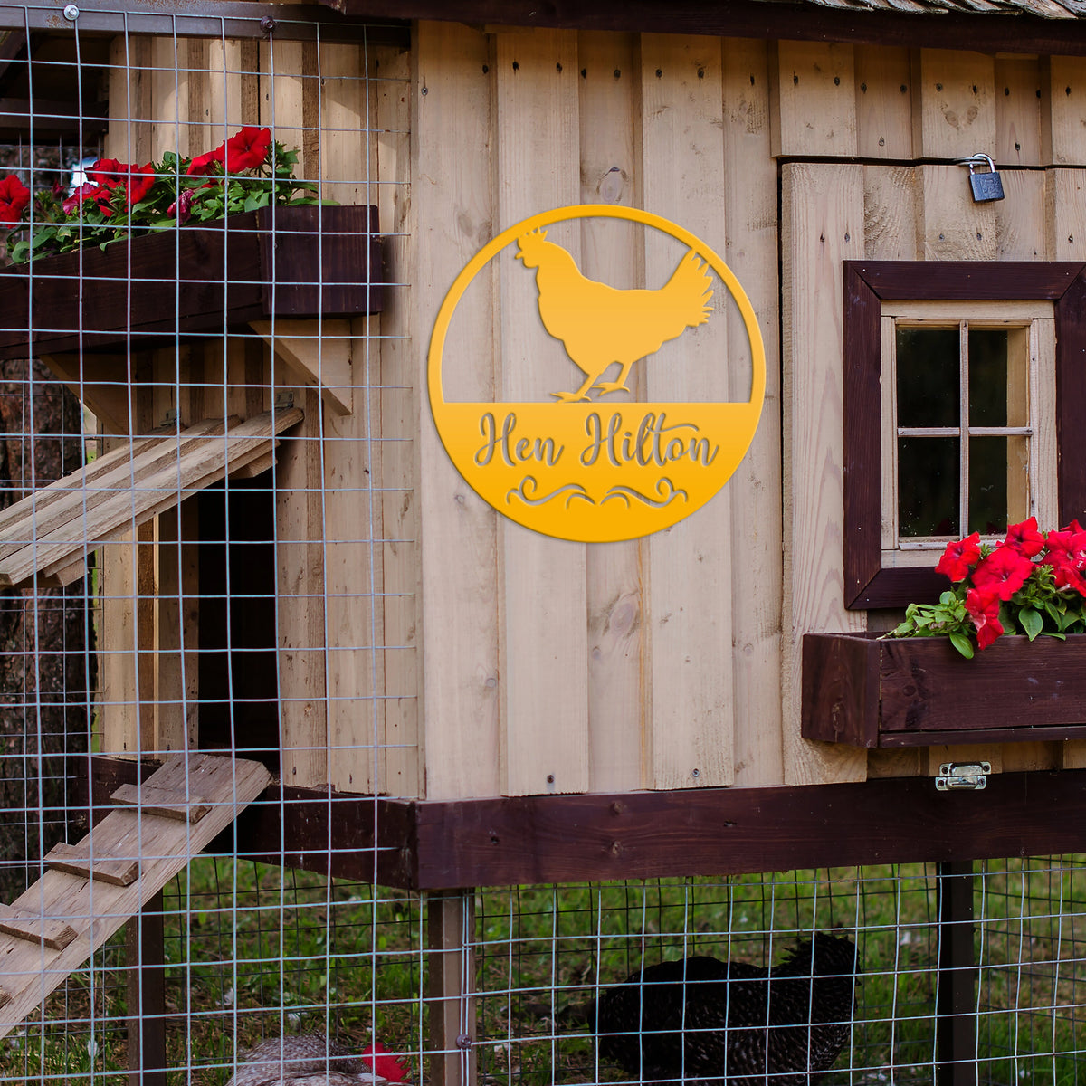Your Custom Chicken Coop Sign - Your Own Wording