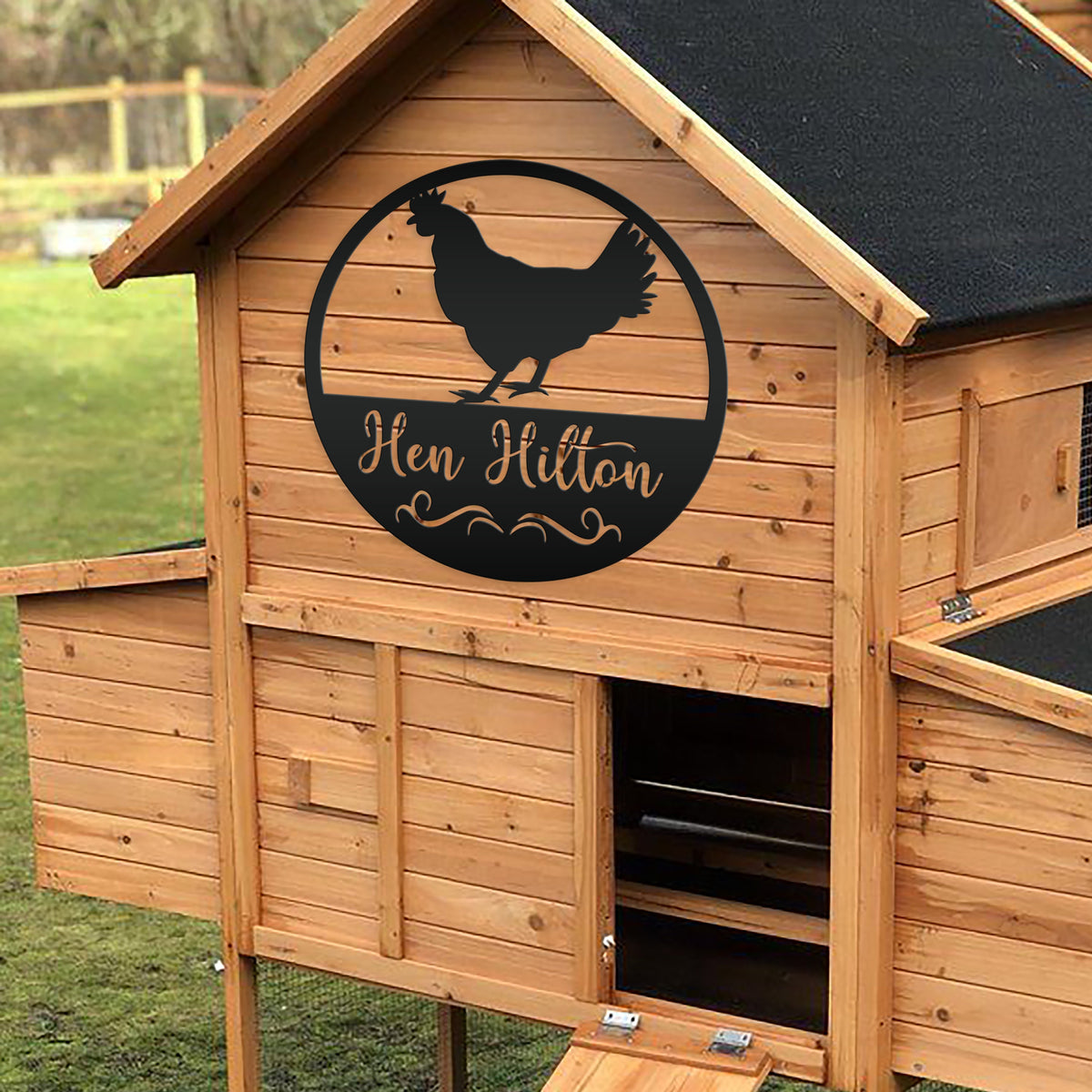 Your Custom Chicken Coop Sign - Your Own Wording