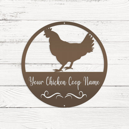 Your Custom Chicken Coop Sign - Your Own Wording