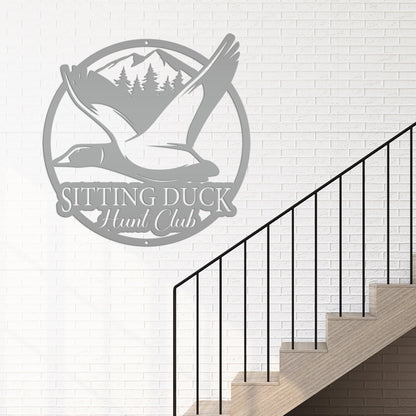 Personalized Duck Hunt Club Metal Sign - Duck Hunting