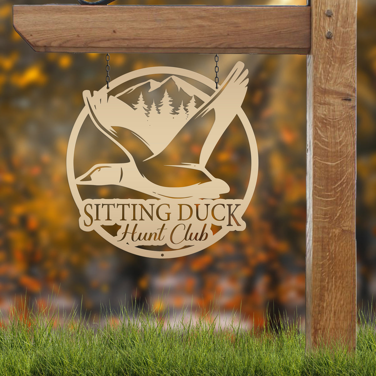 Personalized Duck Hunt Club Metal Sign - Duck Hunting