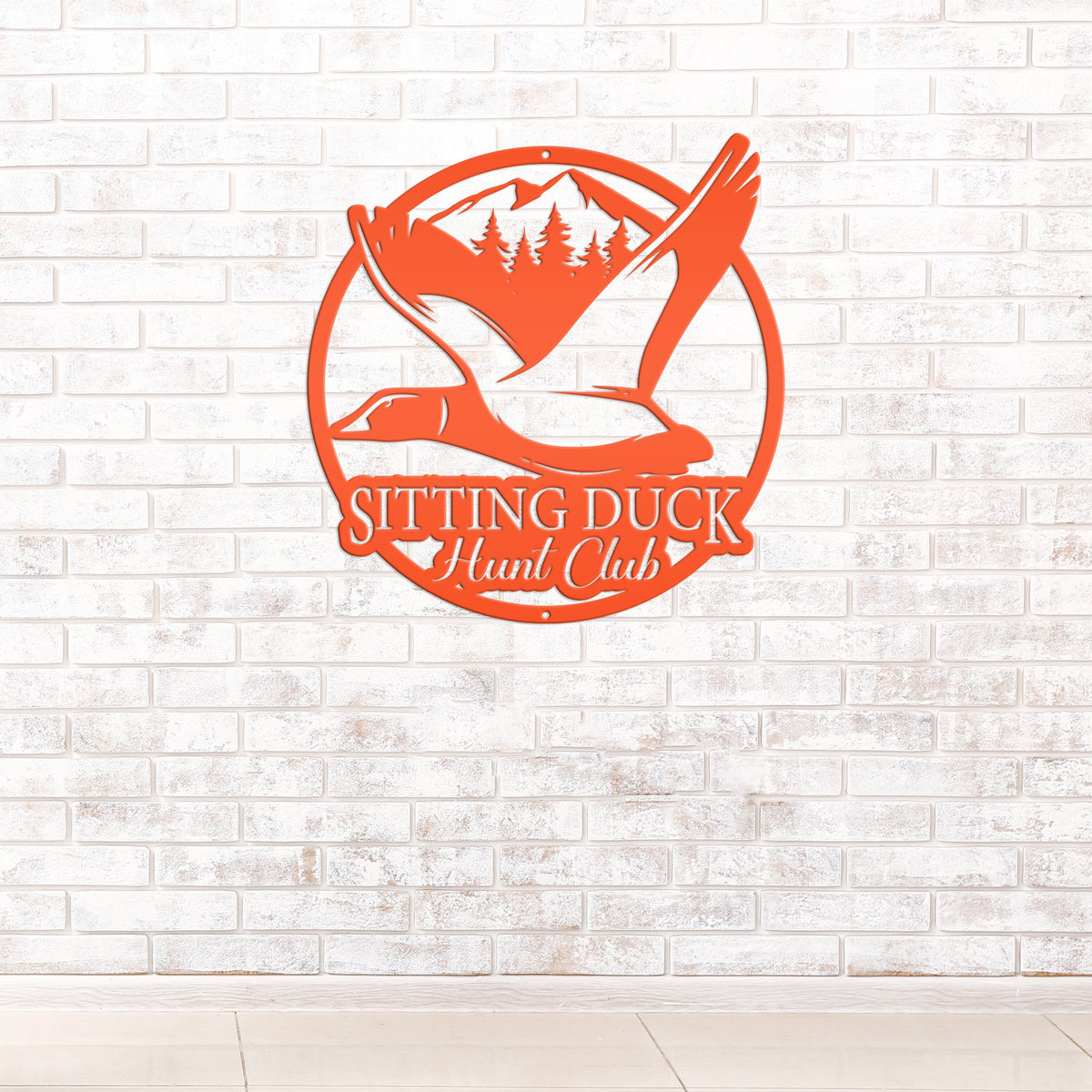 Personalized Duck Hunt Club Metal Sign - Duck Hunting