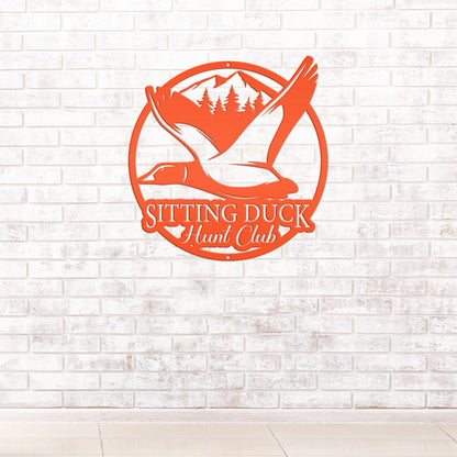 Personalized Duck Hunt Club Metal Sign - Duck Hunting