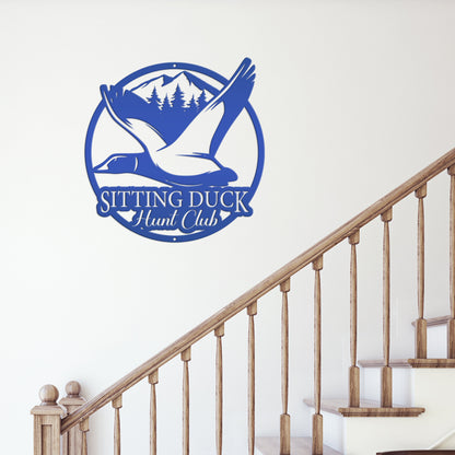 Personalized Duck Hunt Club Metal Sign - Duck Hunting
