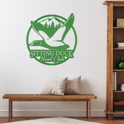 Personalized Duck Hunt Club Metal Sign - Duck Hunting