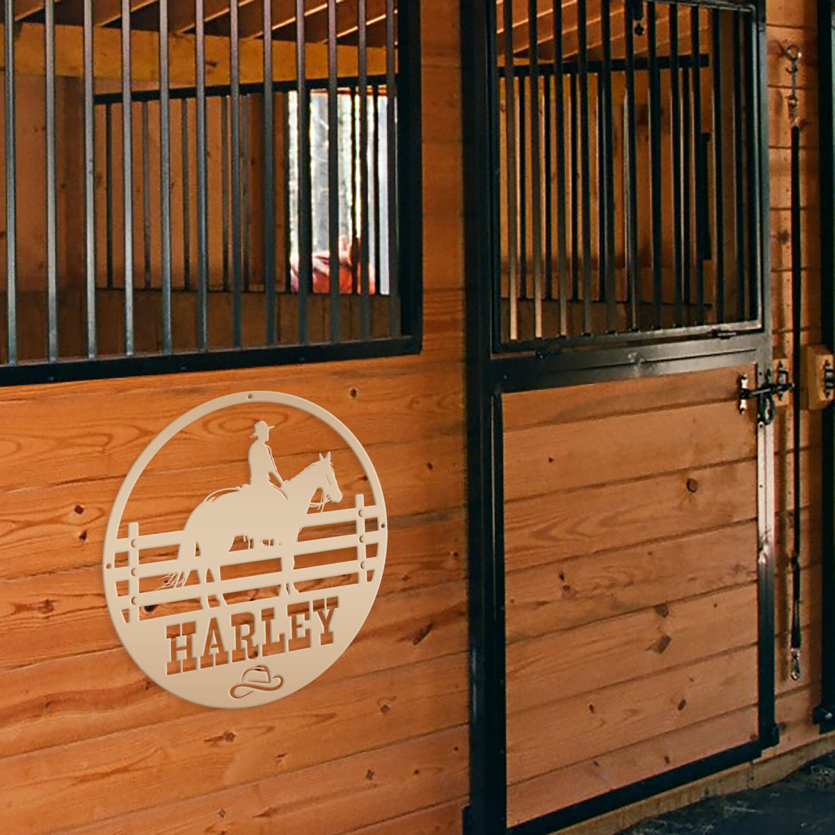 Custom Horse Name Metal Sign-Horse Stable Sign