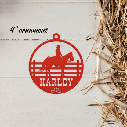 Custom Horse Name Metal Sign-Horse Stable Sign