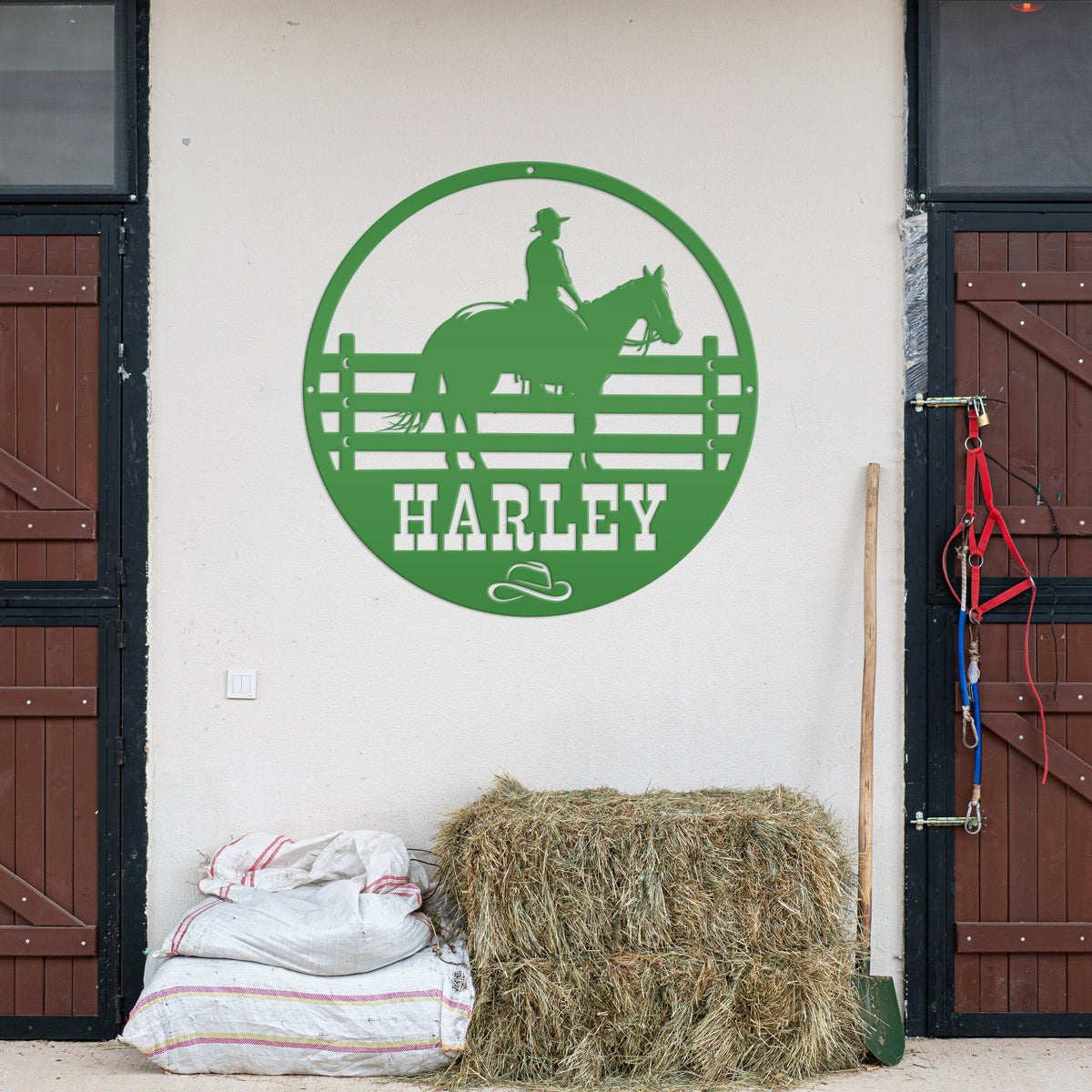 Custom Horse Name Metal Sign-Horse Stable Sign
