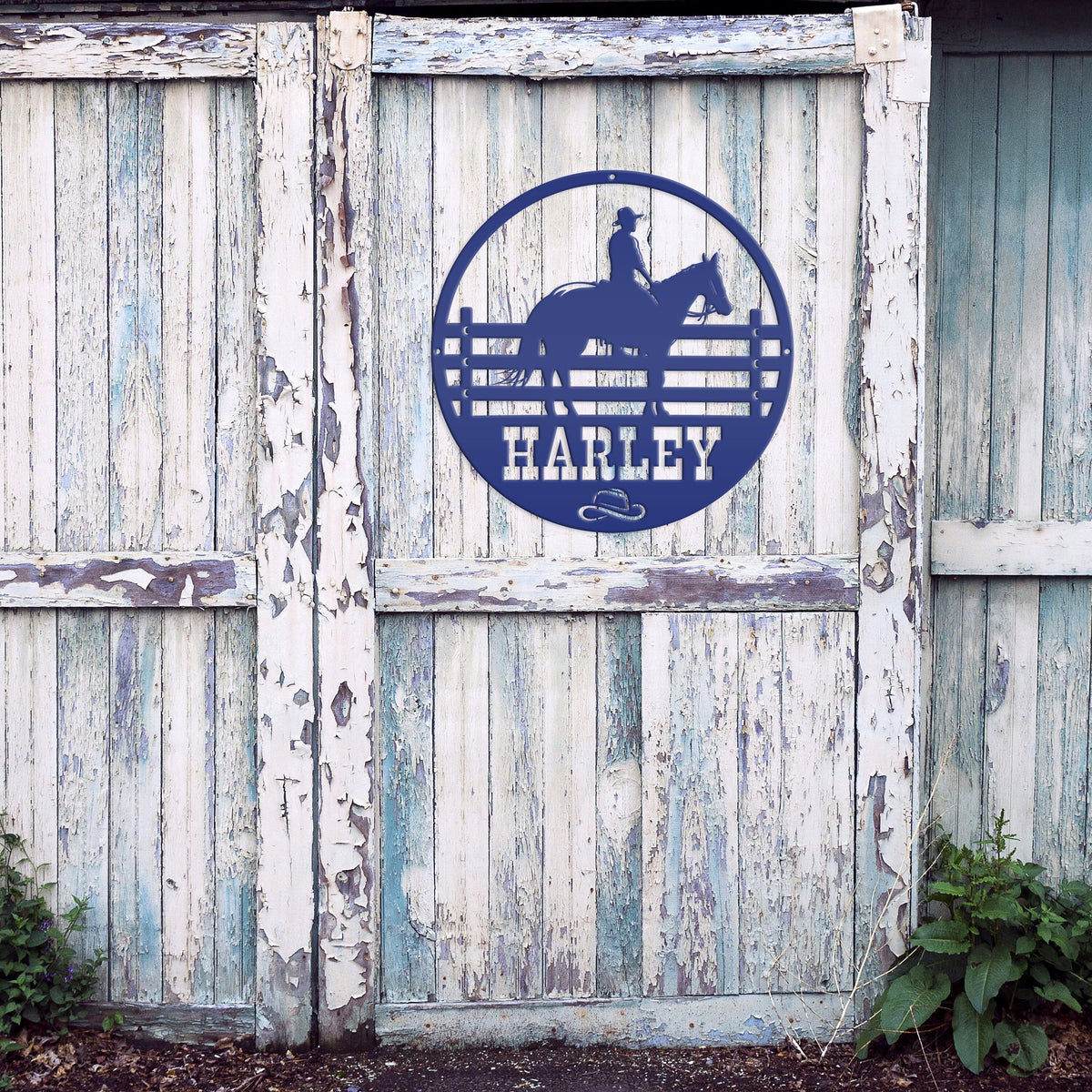Custom Horse Name Metal Sign-Horse Stable Sign