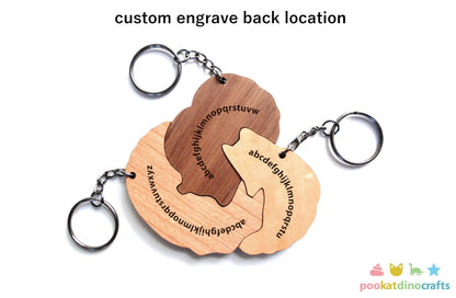 Interlocking Forest Friends Keychain Set - Skunk, Raccoon, Fox Trio