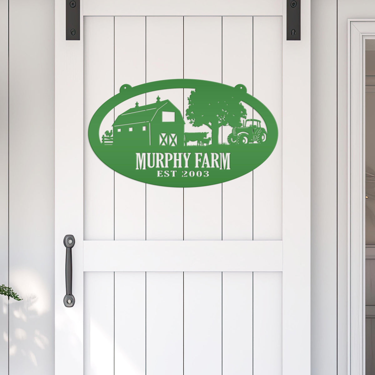 Farm Sign Family Name Metal Sign | Personalized Ranch Panel | Outdoor Address Plaque | Rustic Home Decor | Homestead Gift | Century Farm