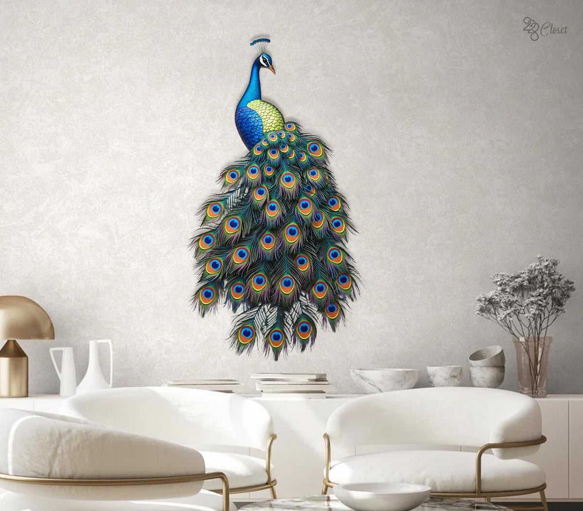 Peacock Metal Wall Sign, Peacock Metal Wall Art, Peacock Decor Home Decor, Peacock Art Birthday Gift, Gift for dad mom, Living Room Decor