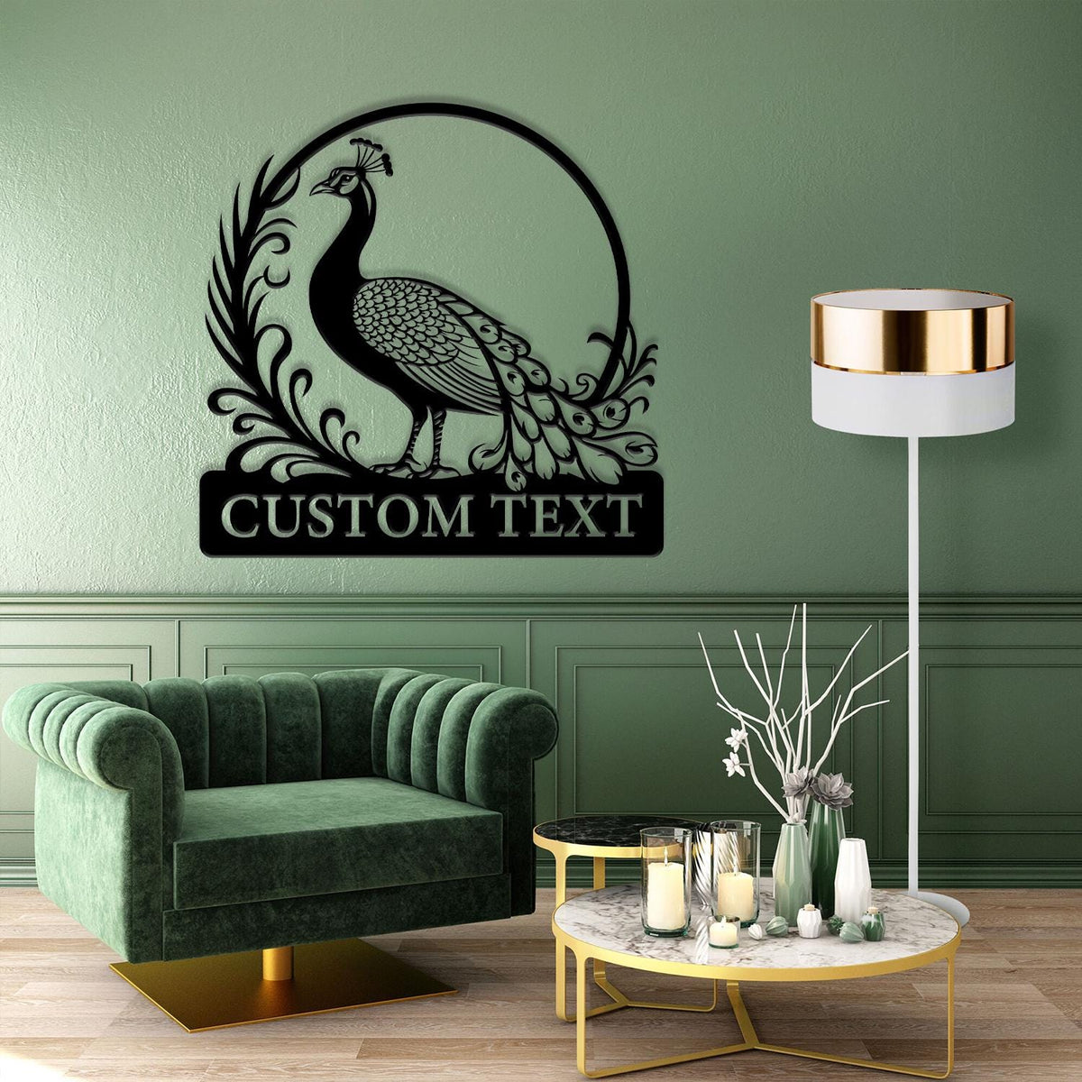 Personalized Peacock Metal Wall Art, Custom Peacock Name Sign Peacock Art, Ideal for Home Decor & Gifts, Peacock Lovers Gifts Peacock Decor