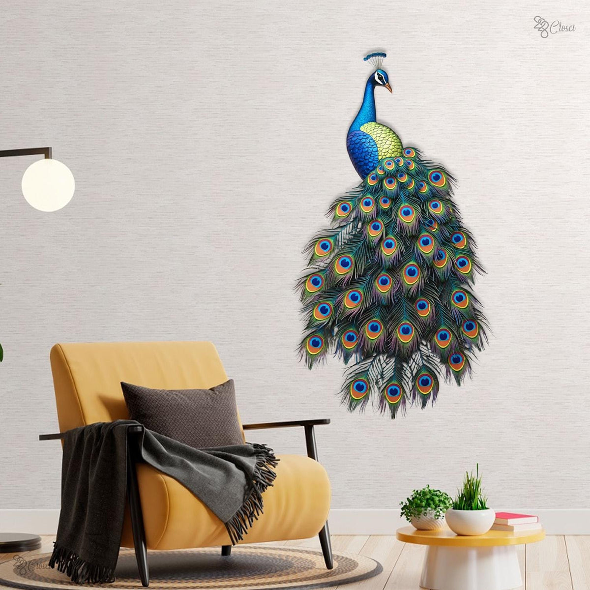 Peacock Metal Wall Sign, Peacock Metal Wall Art, Peacock Decor Home Decor, Peacock Art Birthday Gift, Gift for dad mom, Living Room Decor
