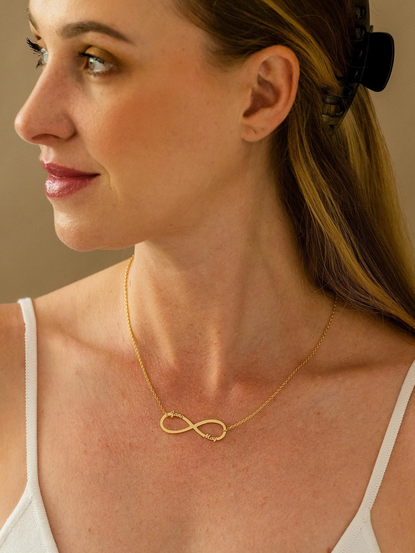 Personalized Infinity Name Necklace, Mom Necklace With Kids Names, Multi Name Necklace, Mother's Day Gift for Mom, Silver Jewelry for Mom