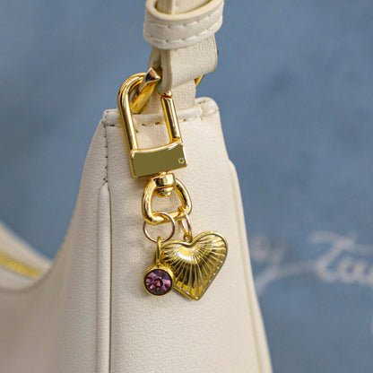 custom charm keychains, charm keychain, Birthstone keychain, pendant keychains,bag charms, Women Bag Accessories, keychain,Gift for Her
