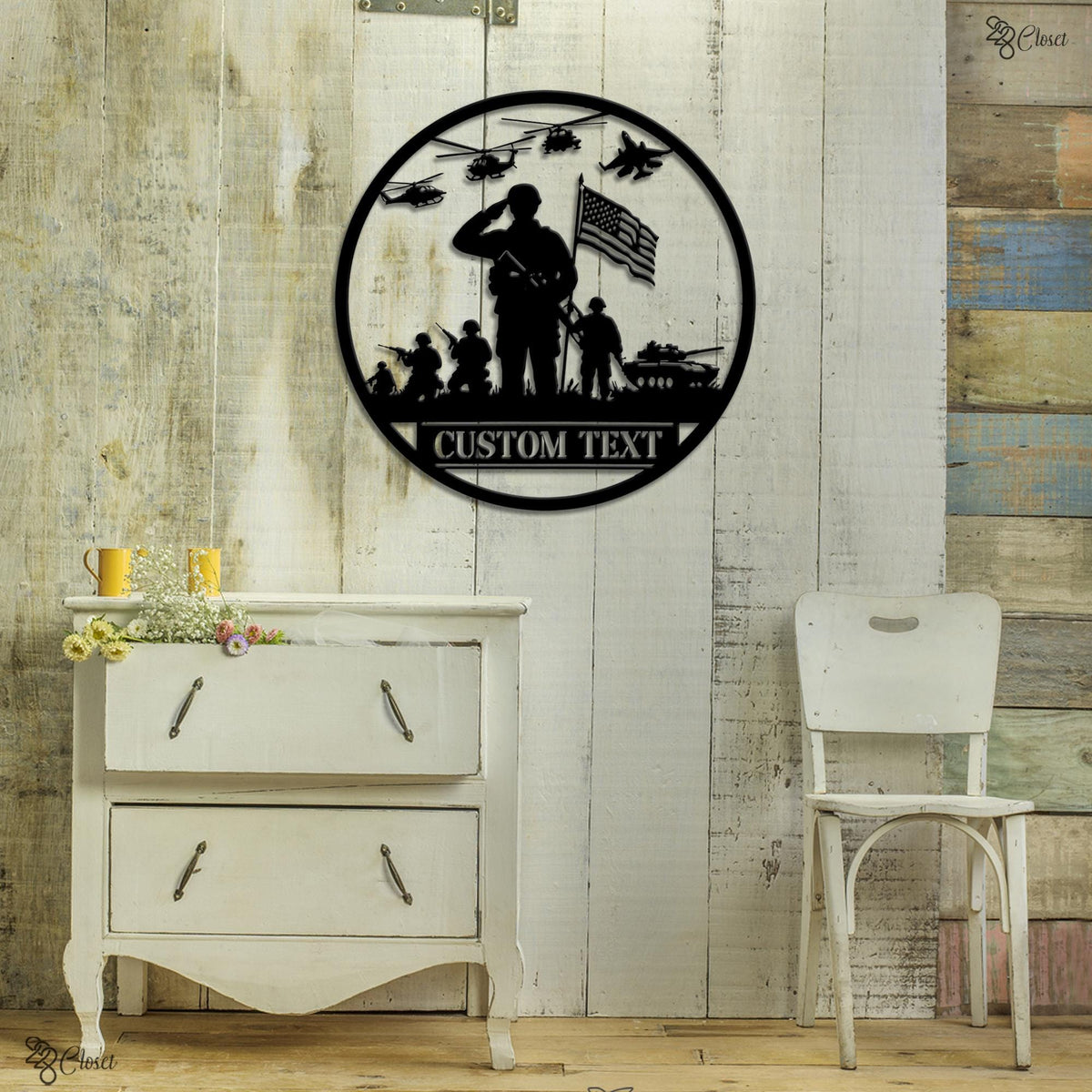 Custom Military LED Sign, Personalized Soldier Wall Light, Gift for dad, Veteran Gift, Army LED Sign,Military Service LED Wall,Military sign