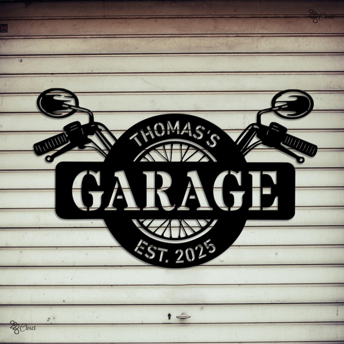 Custom Motorcycle Garage LED Sign, Personalized Biker Wall, Dad Gift, Gift for Motorcycle Lover,Biker Garage Sign,Motorcycle enthusiast gift