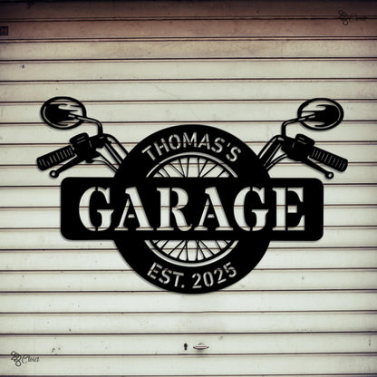 Custom Motorcycle Garage LED Sign, Personalized Biker Wall, Dad Gift, Gift for Motorcycle Lover,Biker Garage Sign,Motorcycle enthusiast gift
