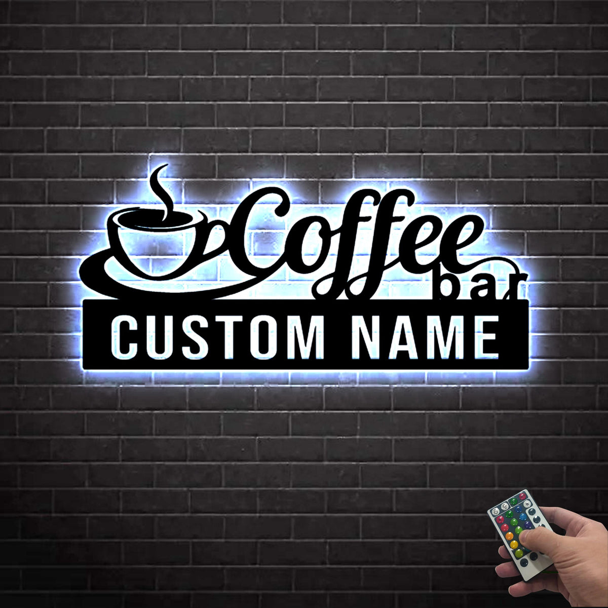 Personalized Coffee Bar Neon Sign, Coffee Lover Gift, Gift for barista, Custom Coffee & Wine Bar LED Sign,Barista Decor, Cafe sign,Home Gift