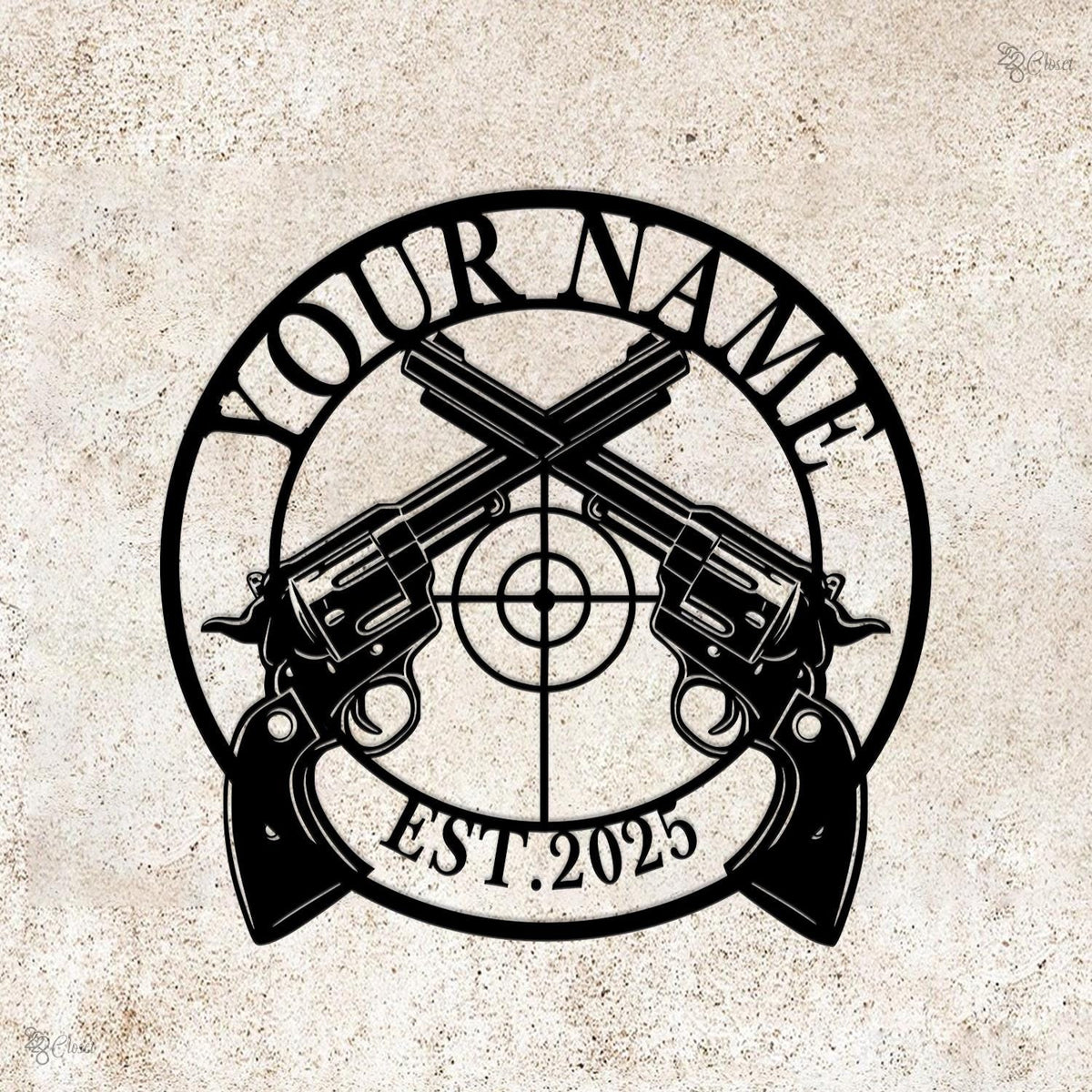 Custom Gun Room LED Sign, Personalized Shooting Sports Led, Gift for dad, Patriotic Gun LED Sign, Custom Firearms Sign, Gun Enthusiast Gift