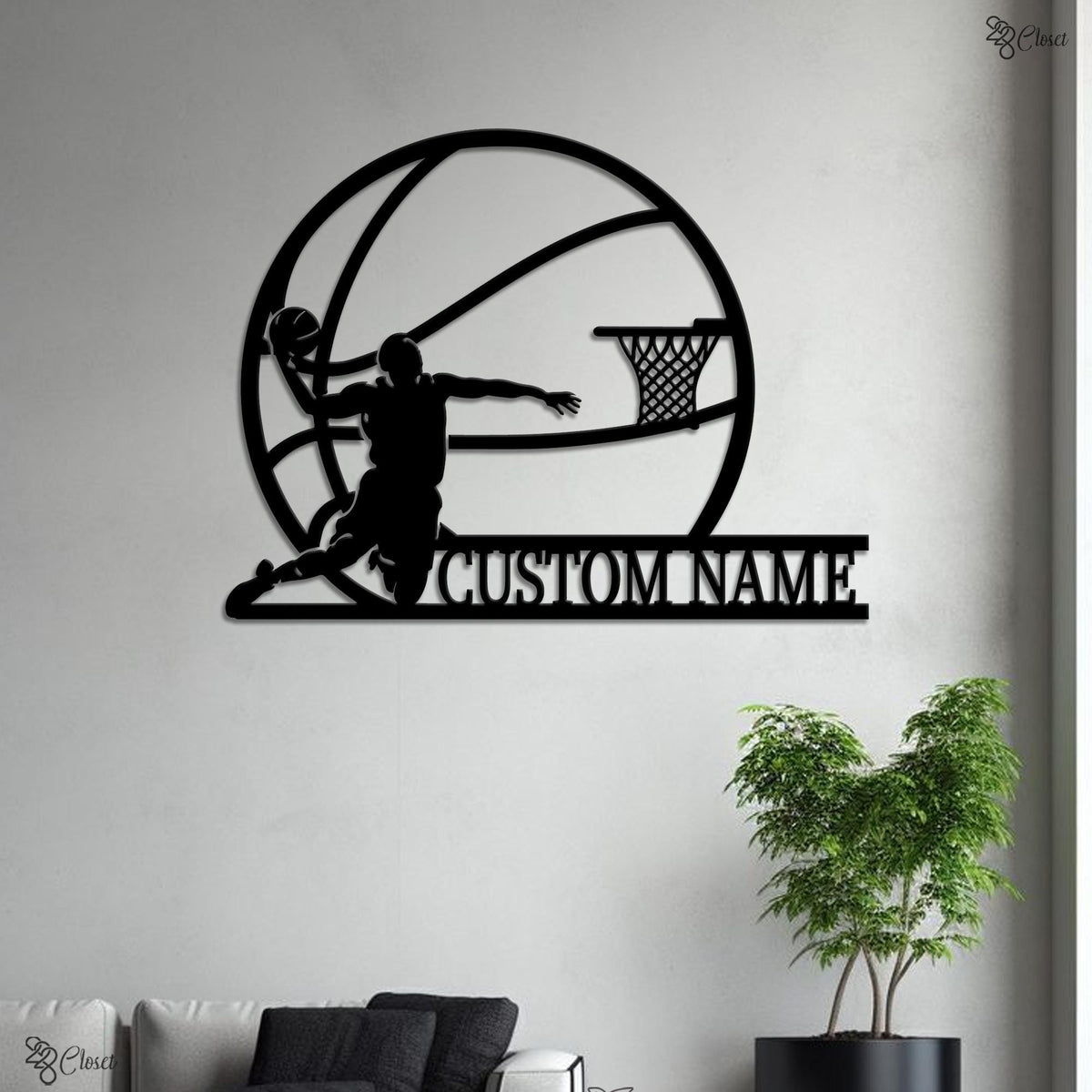 Custom Basketball LED Sign, Personalized Basketball Wall Sign, Basketball Wall for Athletes, Basketball led sign,Gift for son,Basketball art