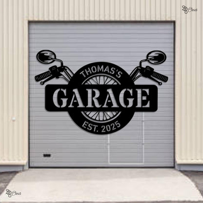Custom Motorcycle Garage LED Sign, Personalized Biker Wall, Dad Gift, Gift for Motorcycle Lover,Biker Garage Sign,Motorcycle enthusiast gift