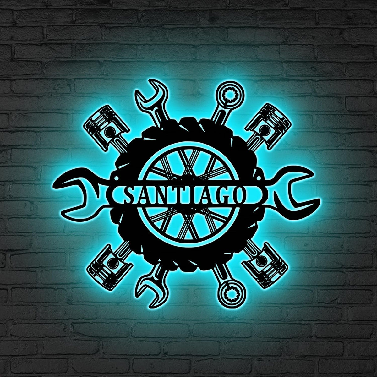 Custom Garage LED Sign, Personalized Workshop Neon Wall, Mechanic Gift, Gift for dad, Garage LED Wall Sign, Workshop Sign,Garage decor light