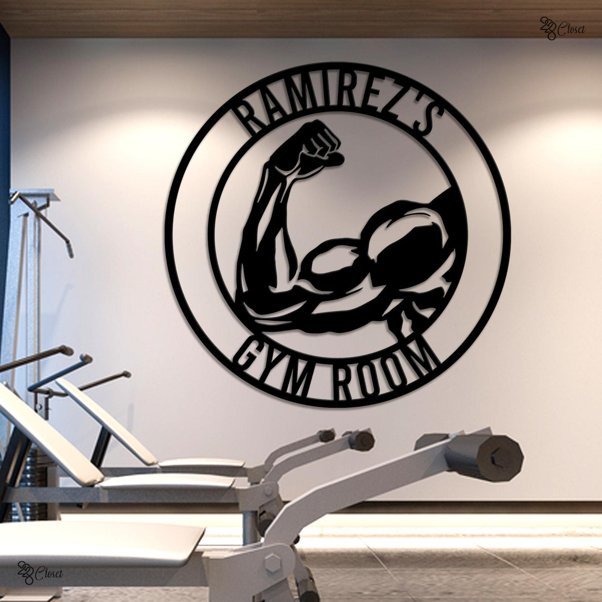 Custom Gym LED Sign, Personalized Fitness Wall Light, Gift for dad, Bodybuilder Man Cave Decor,Home Gym LED Wall,Bodybuilder gift,Sport sign