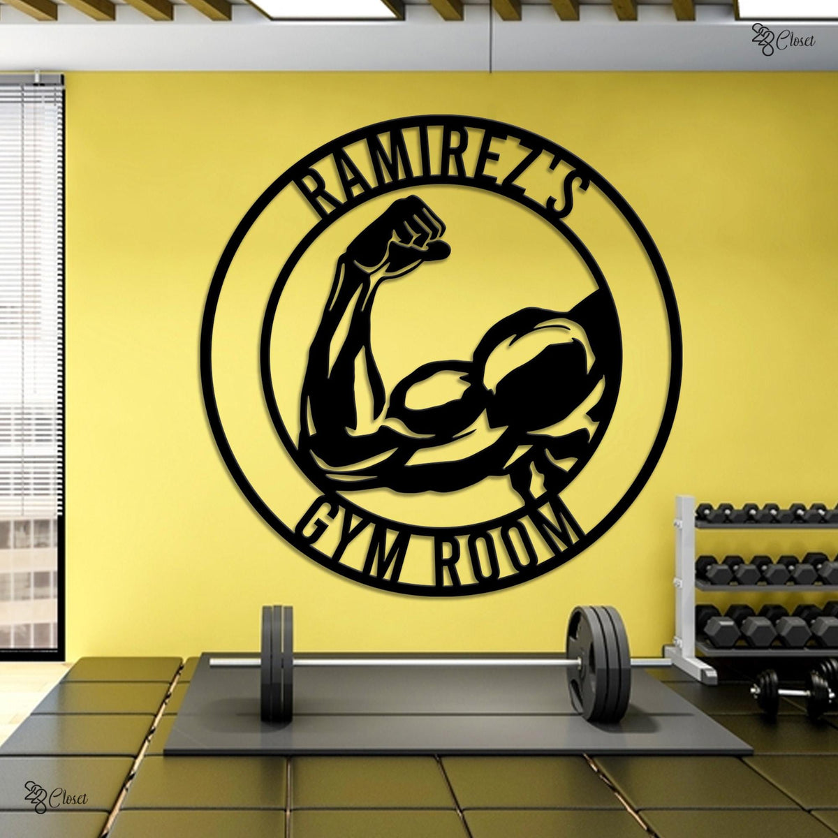 Custom Gym LED Sign, Personalized Fitness Wall Light, Gift for dad, Bodybuilder Man Cave Decor,Home Gym LED Wall,Bodybuilder gift,Sport sign
