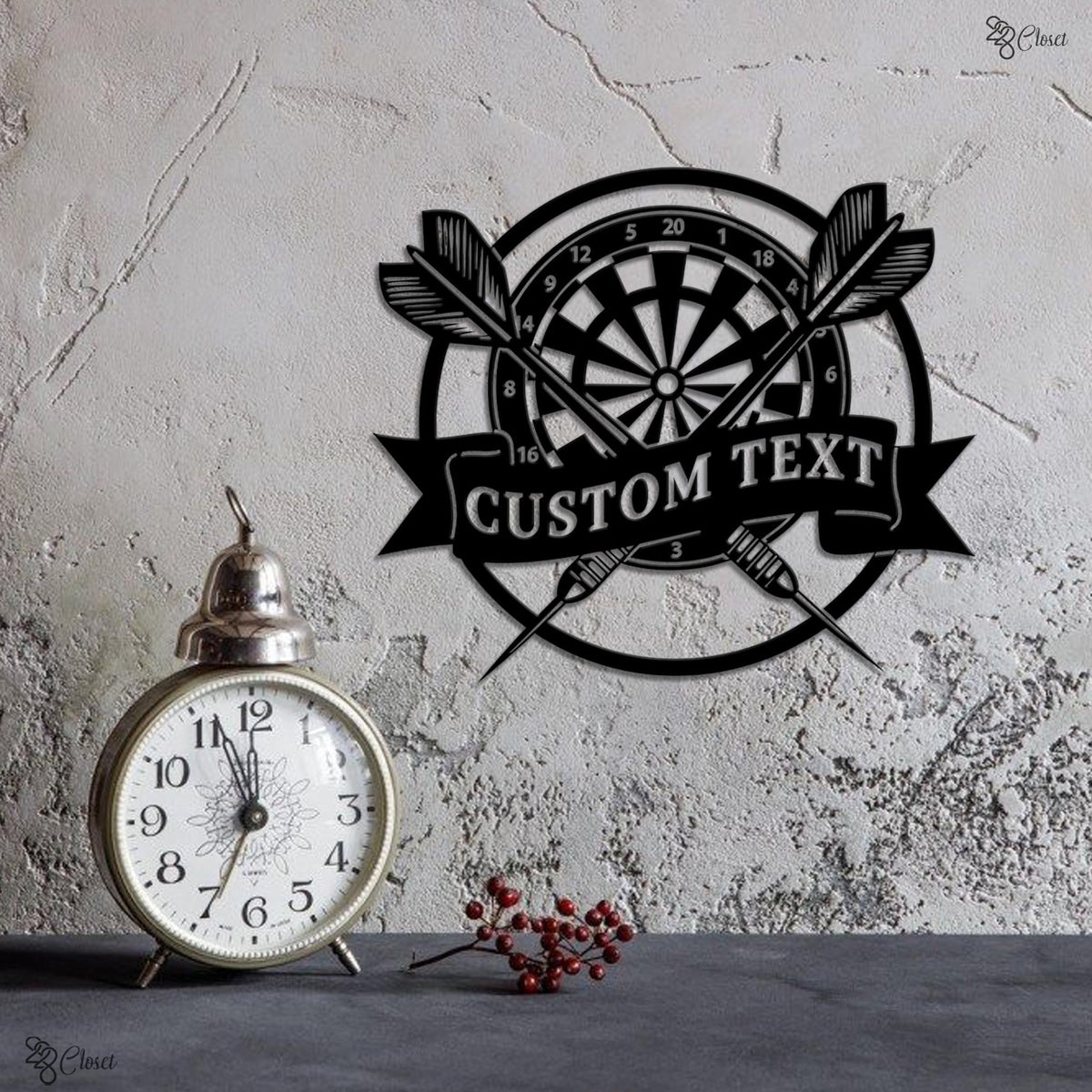 Custom Dartboard LED Sign, Personalized Darts Wall Light, Dartboard Wall Sign, Gift for Dart Player, Dartboard Neon Sign, Led sports sign