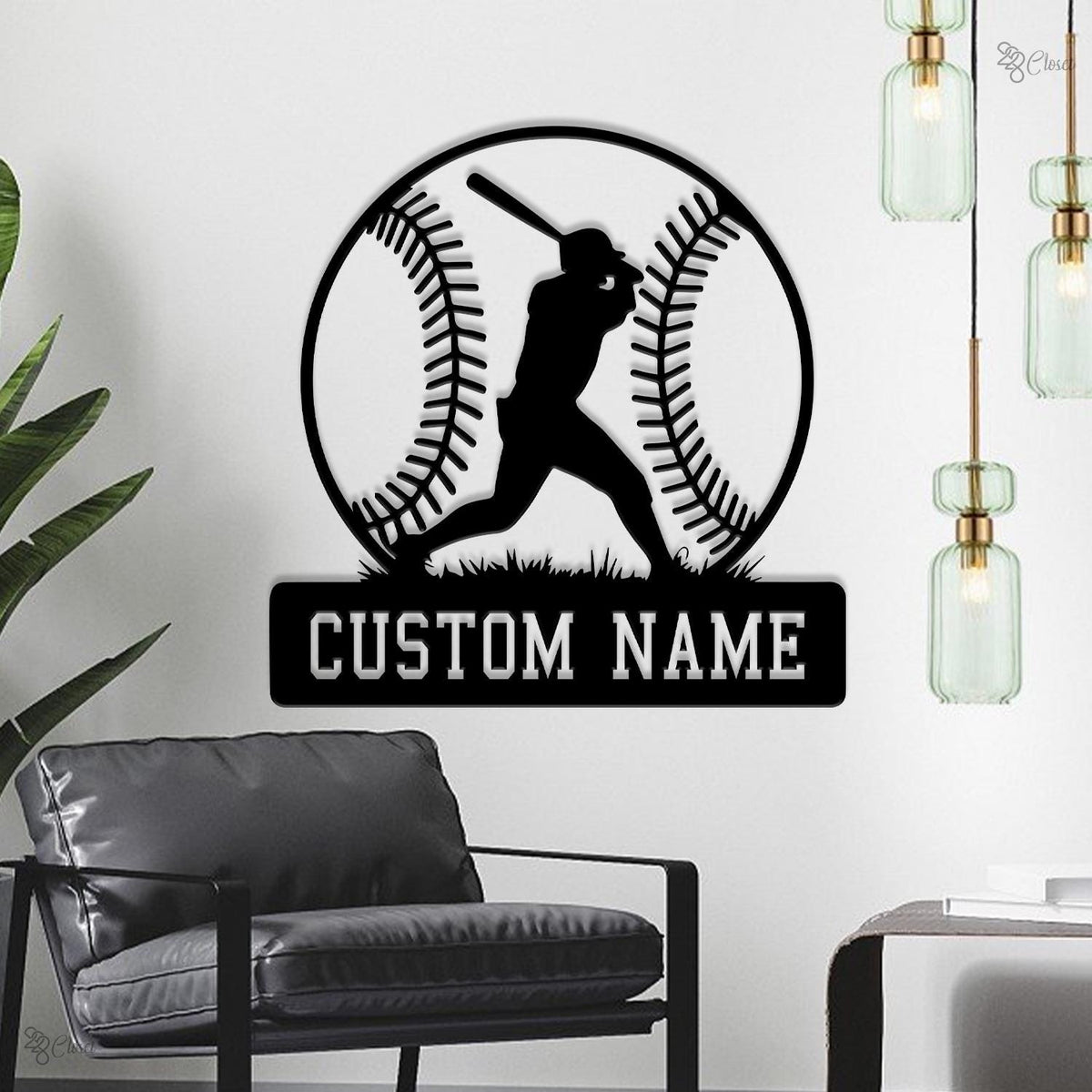 Custom Baseball LED Sign, Personalized Player Wall Light, Baseball LED Wall Sign, Baseball Player Sign, Gift for Athlete,Baseball lover gift