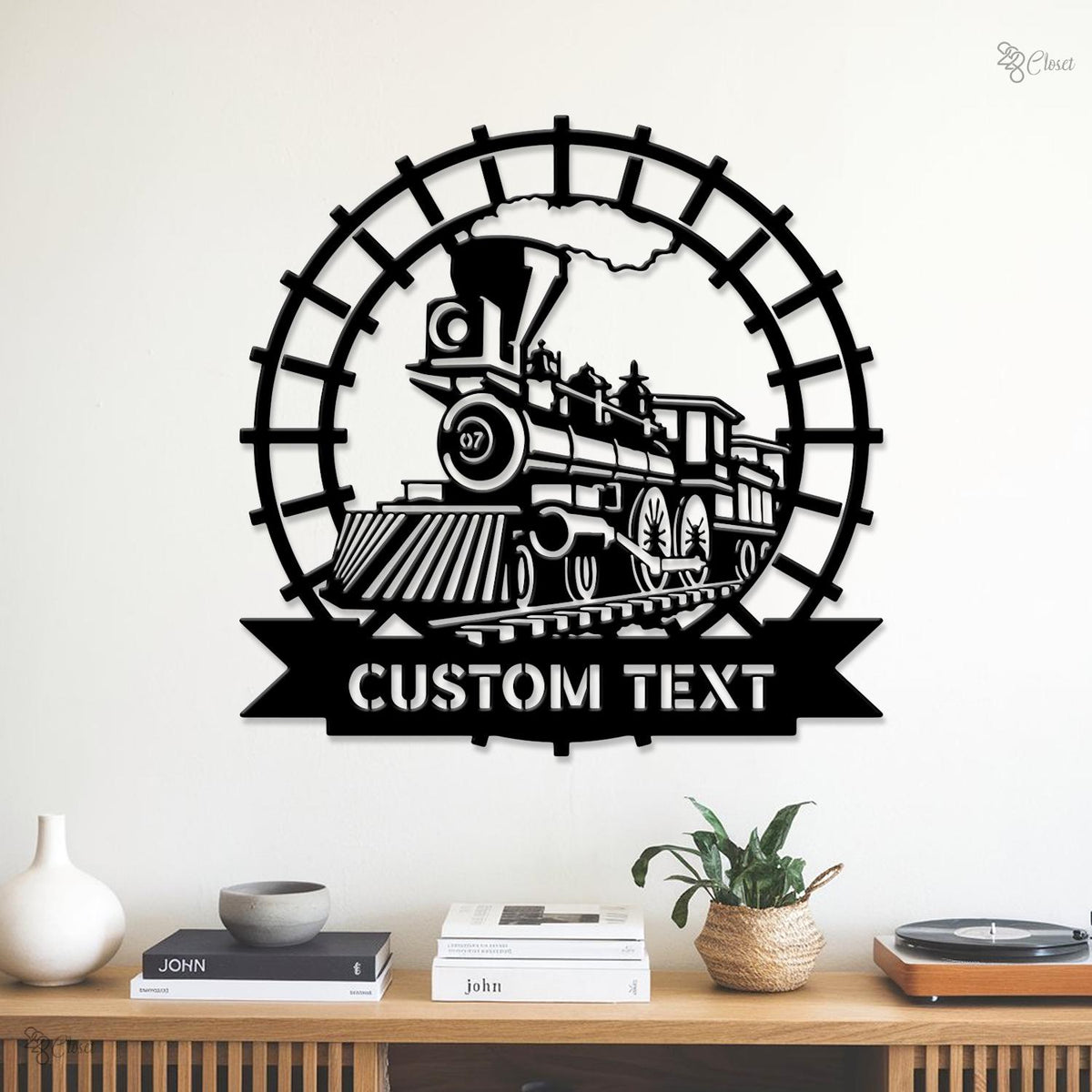 Custom Train Neon Sign, Personalized Railroad LED Wall Light, Gift for dad, Railroad Neon Wall Sign, Railway led light, Vintage train gift