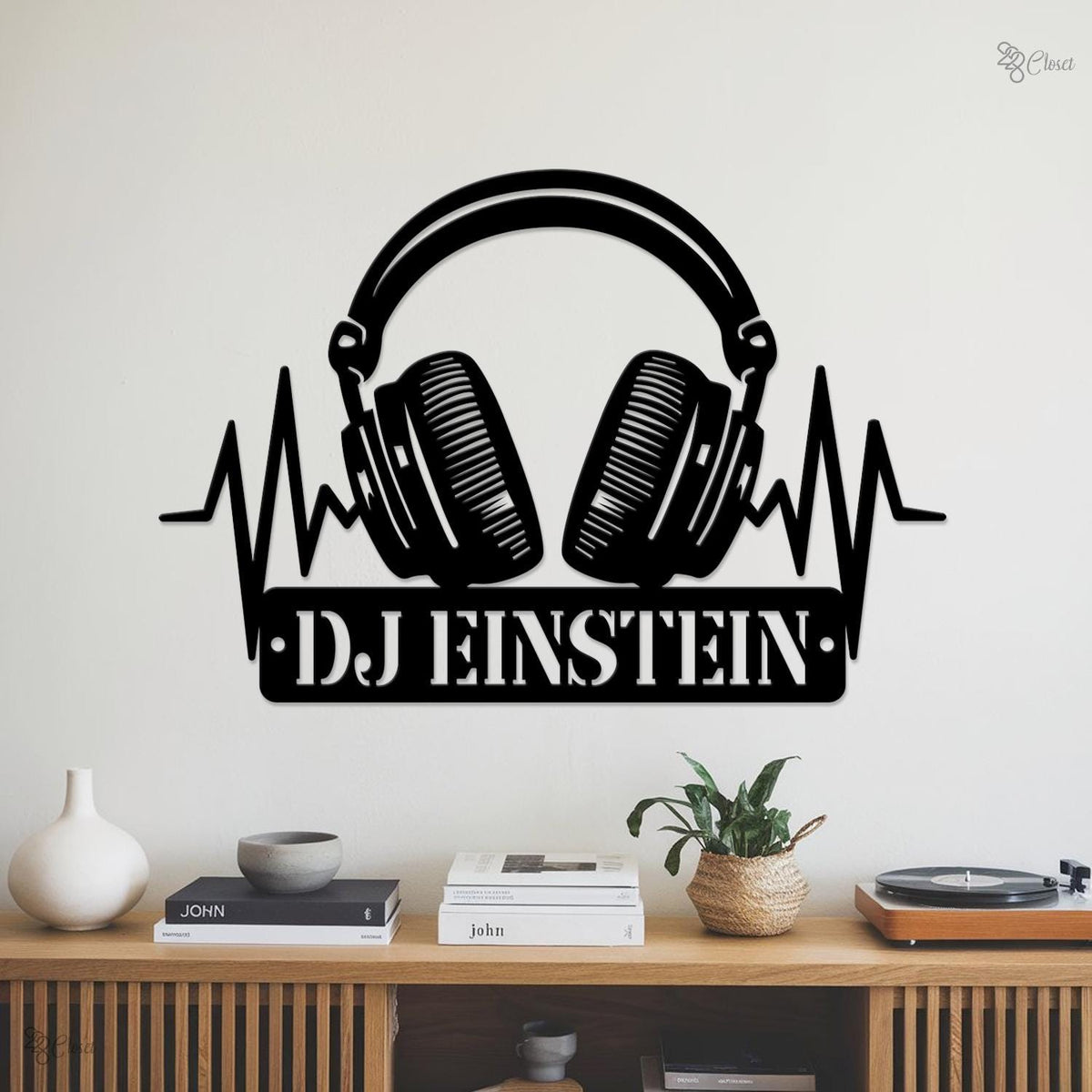 Custom DJ LED Metal Sign, Personalized Music Studio Wall, Music Booth Party Decor, Gift for music, Music Studio LED Sign, Music Lover Gift