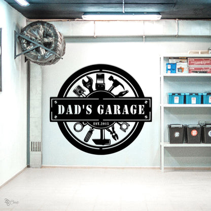 Custom Garage LED Sign, Personalized Workshop Neon Wall, Mechanic Gift, Gift for dad, Garage LED Wall Sign, Workshop Sign,Garage decor light