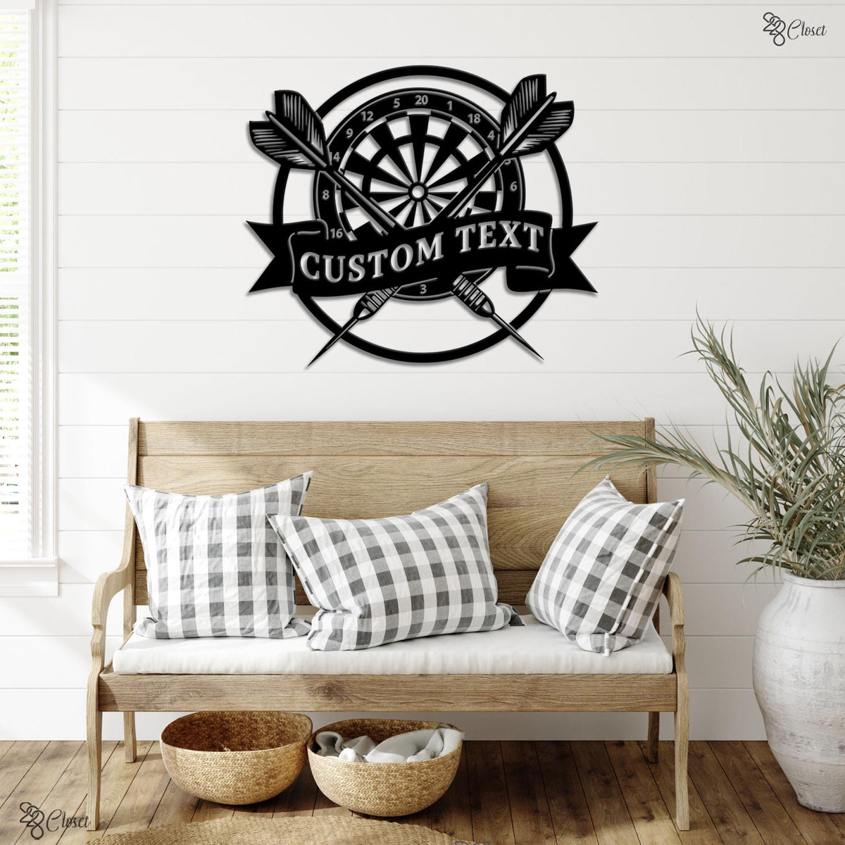 Custom Dartboard LED Sign, Personalized Darts Wall Light, Dartboard Wall Sign, Gift for Dart Player, Dartboard Neon Sign, Led sports sign