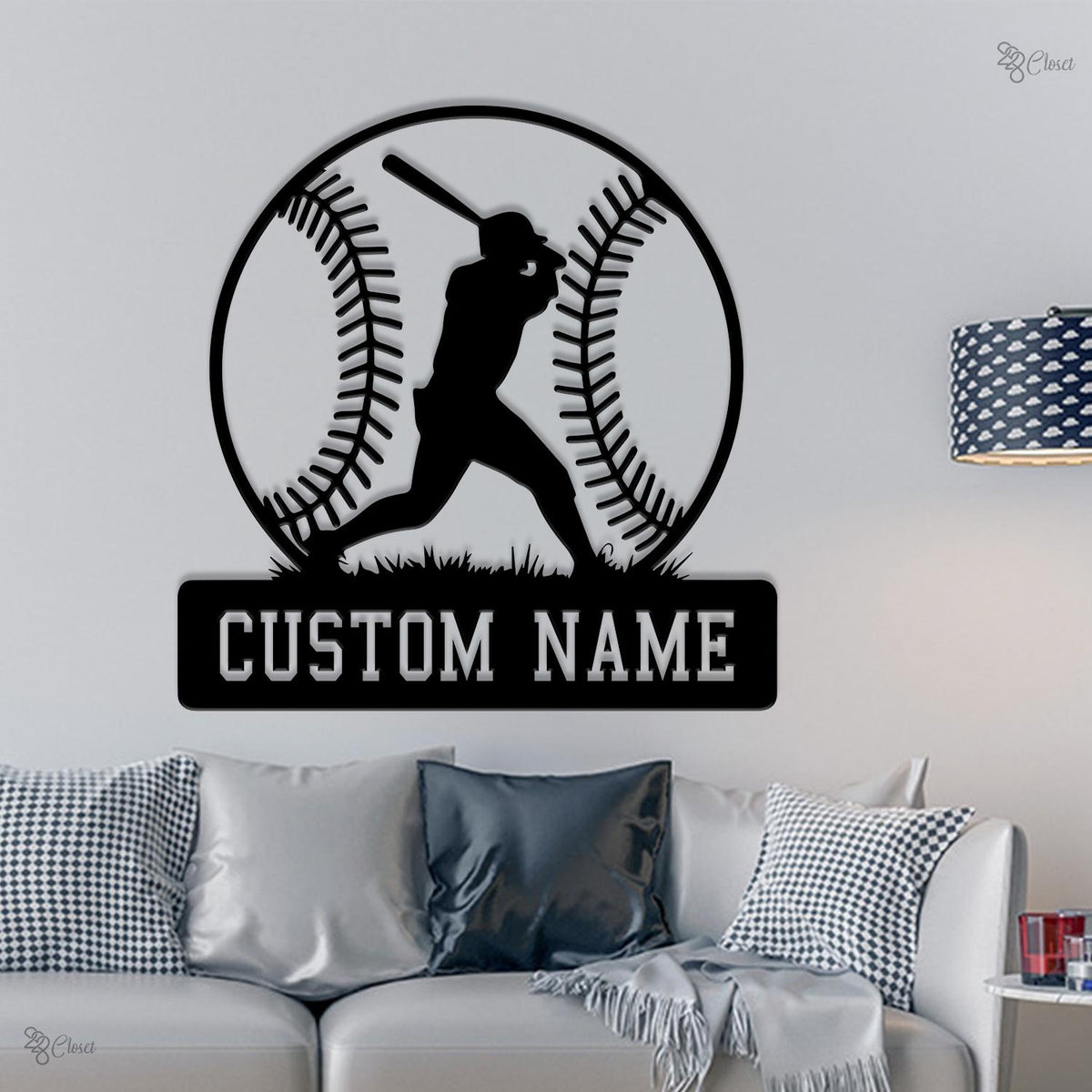 Custom Baseball LED Sign, Personalized Player Wall Light, Baseball LED Wall Sign, Baseball Player Sign, Gift for Athlete,Baseball lover gift