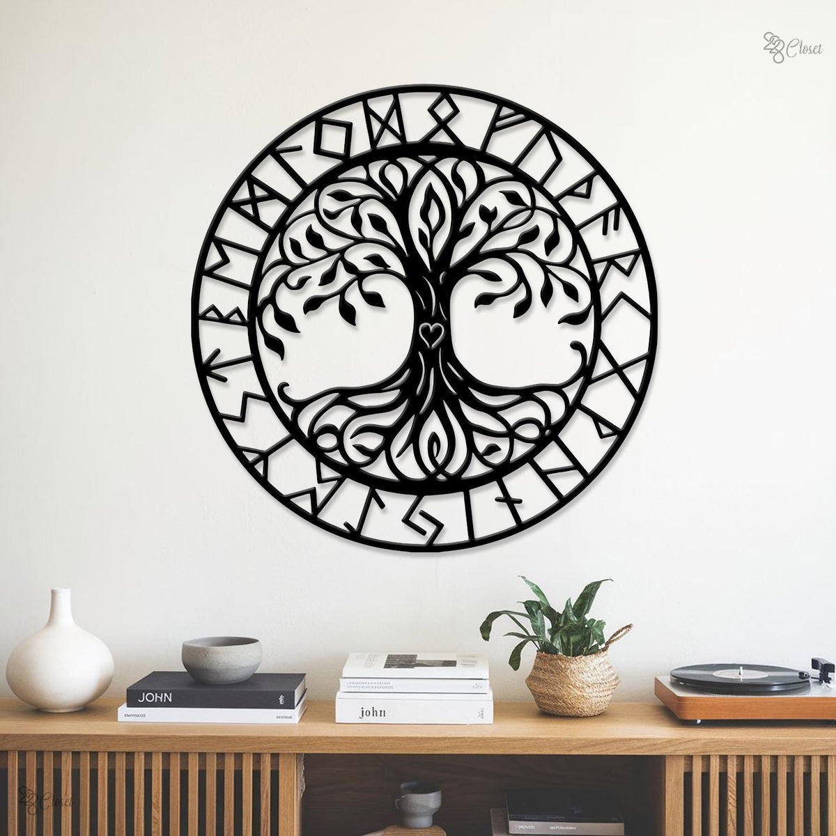 Tree of Life Neon Sign, Celtic Rune LED Wall, Mystical Norse Decor, Viking Tree of Life Sign,Gift for family, Spiritual Decor,Mythology Gift