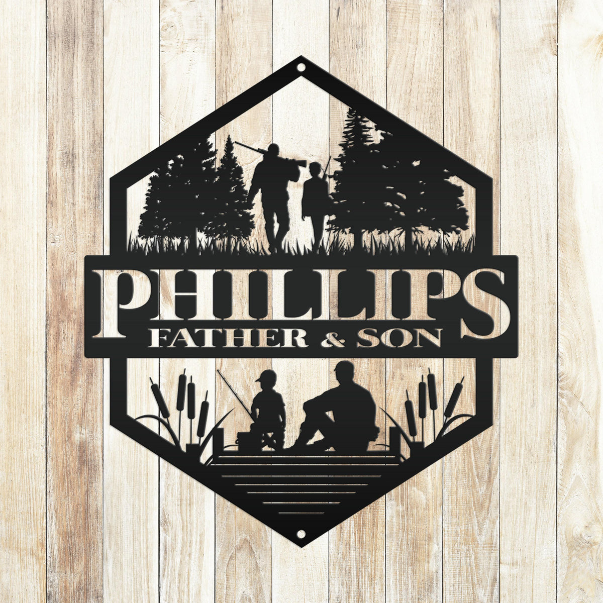 Custom Family Hunting Sign - Your wording