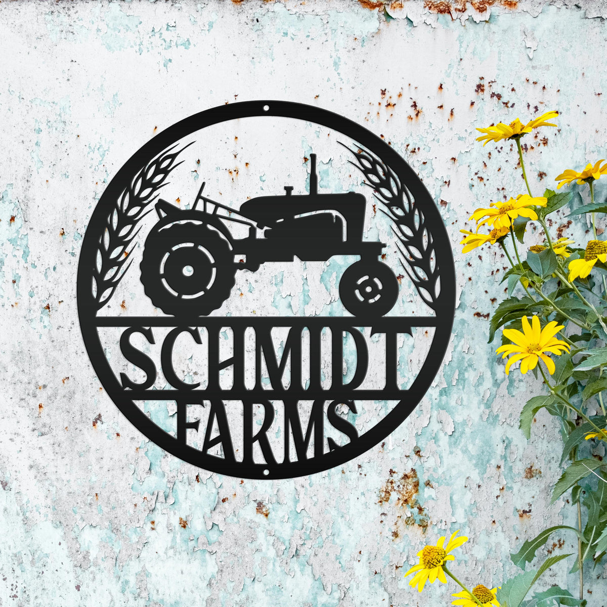 Personalized Tractor & Farm Sign