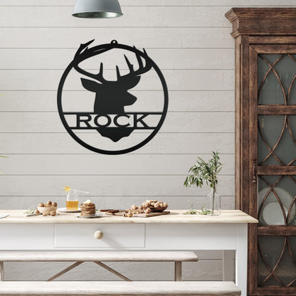 Deer Hunting Sign - Last Name Buck Sign