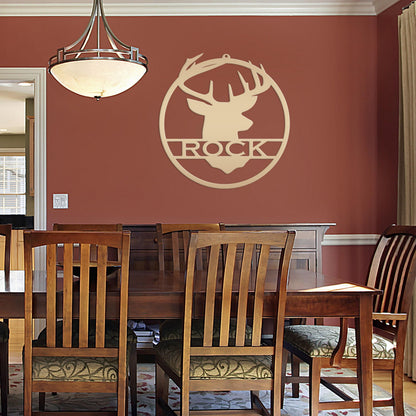 Deer Hunting Sign - Last Name Buck Sign