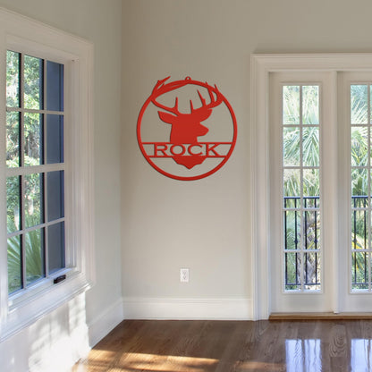 Deer Hunting Sign - Last Name Buck Sign